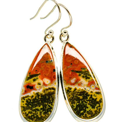 Ocean Jasper Earrings handcrafted by Ana Silver Co - EARR416321