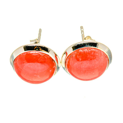 Rhodochrosite Earrings handcrafted by Ana Silver Co - EARR416352