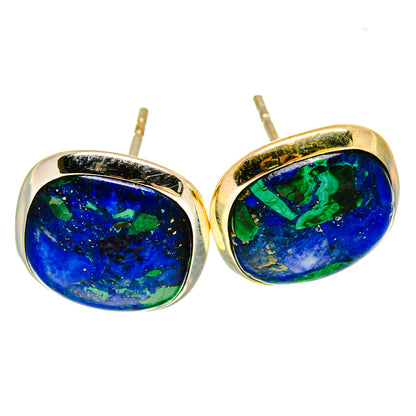 Azurite Earrings handcrafted by Ana Silver Co - EARR416361