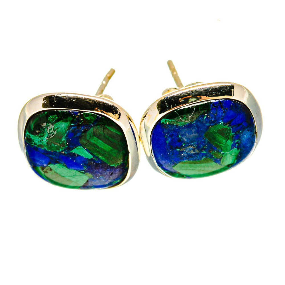 Azurite Earrings handcrafted by Ana Silver Co - EARR416369