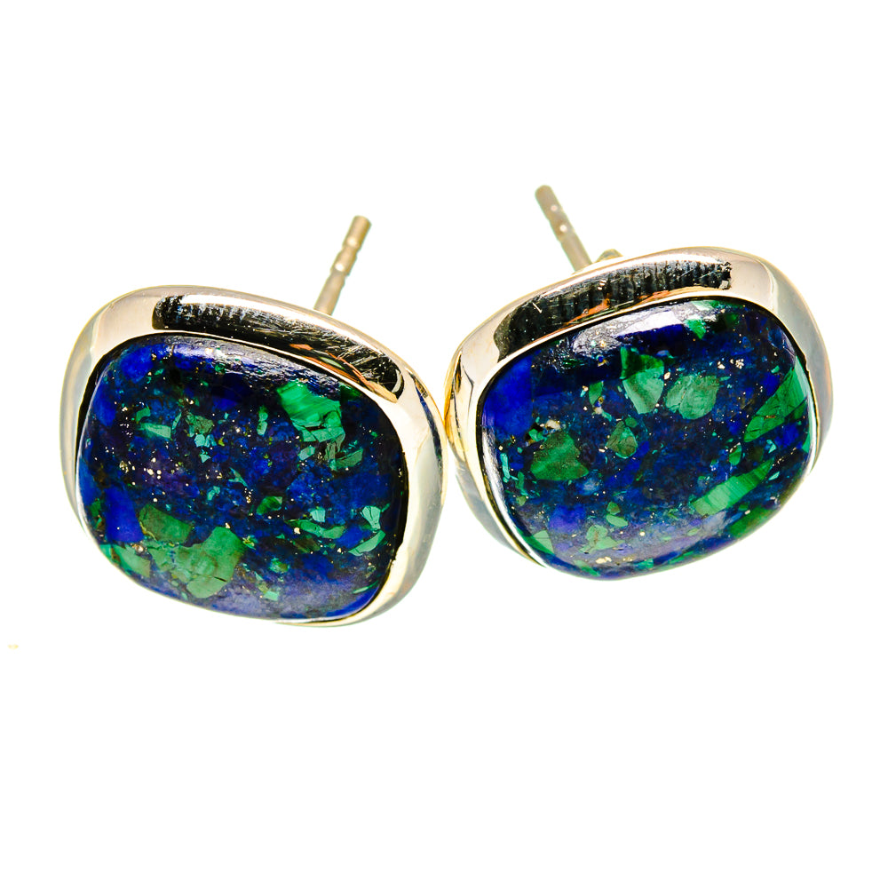 Azurite Earrings handcrafted by Ana Silver Co - EARR416377