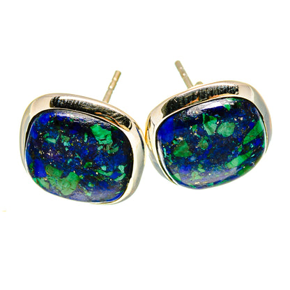 Azurite Earrings handcrafted by Ana Silver Co - EARR416377