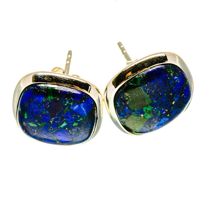 Azurite Earrings handcrafted by Ana Silver Co - EARR416379