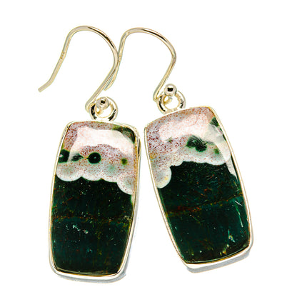 Ocean Jasper Earrings handcrafted by Ana Silver Co - EARR416384