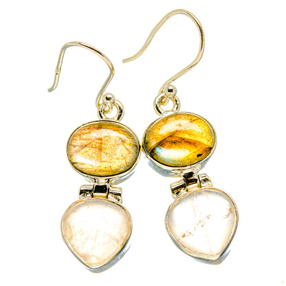 Labradorite Earrings handcrafted by Ana Silver Co - EARR416391