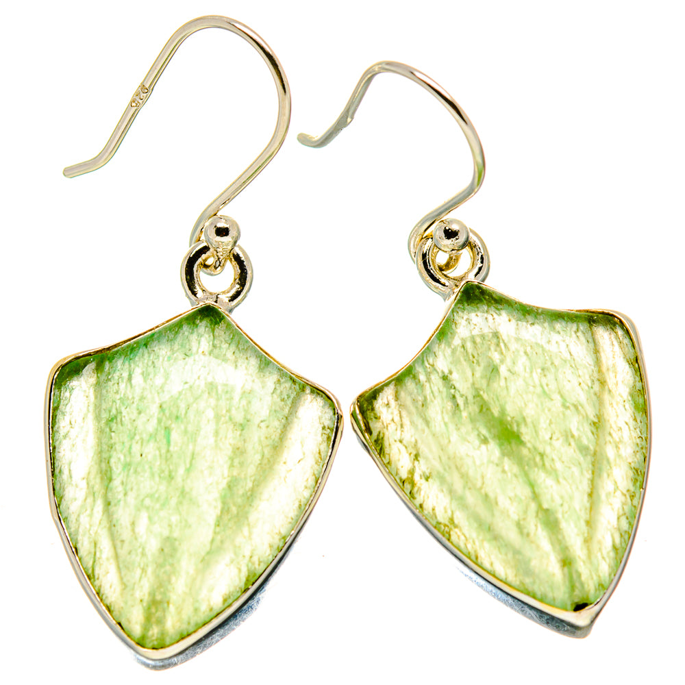 Prehnite Earrings handcrafted by Ana Silver Co - EARR416402