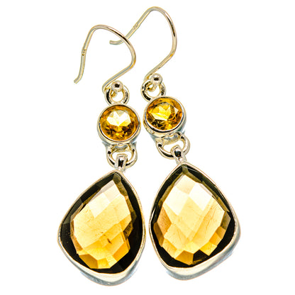 Smoky Quartz Earrings handcrafted by Ana Silver Co - EARR416409