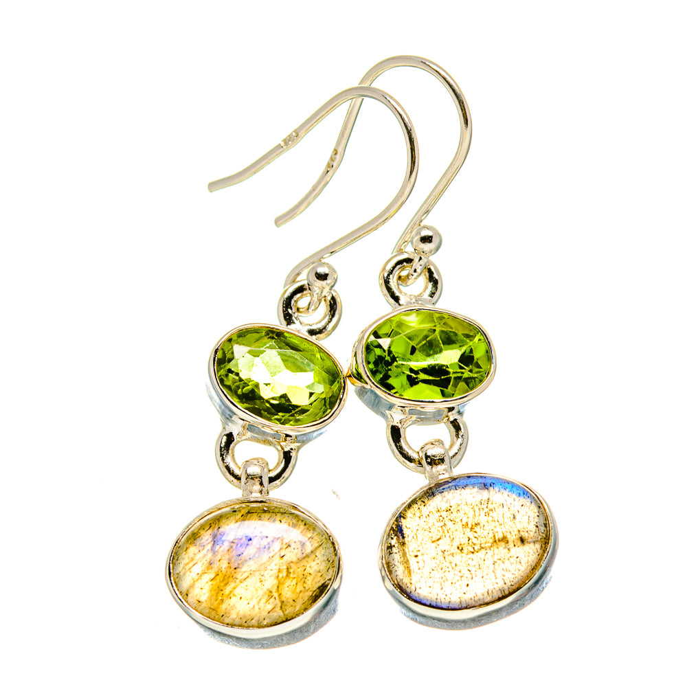 Labradorite Earrings handcrafted by Ana Silver Co - EARR416410