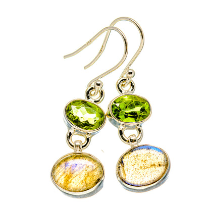 Labradorite Earrings handcrafted by Ana Silver Co - EARR416410