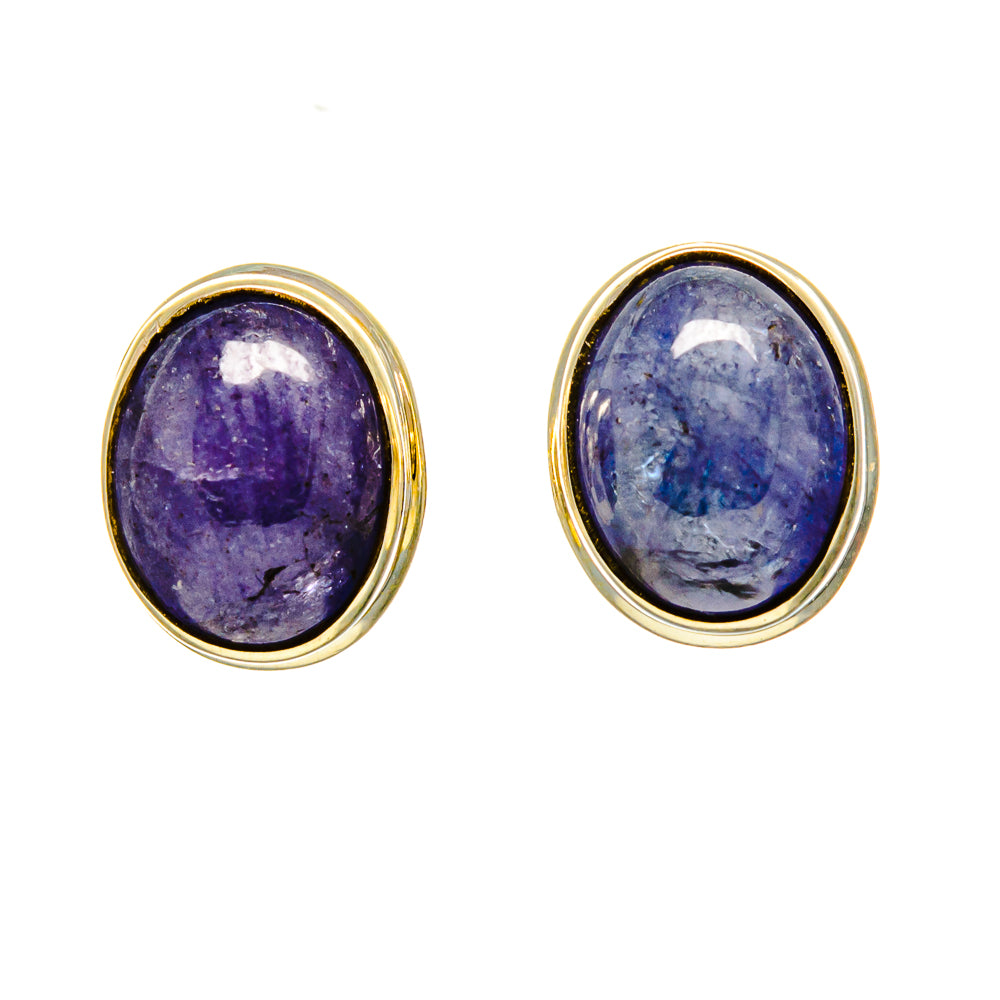 Tanzanite Earrings handcrafted by Ana Silver Co - EARR416418