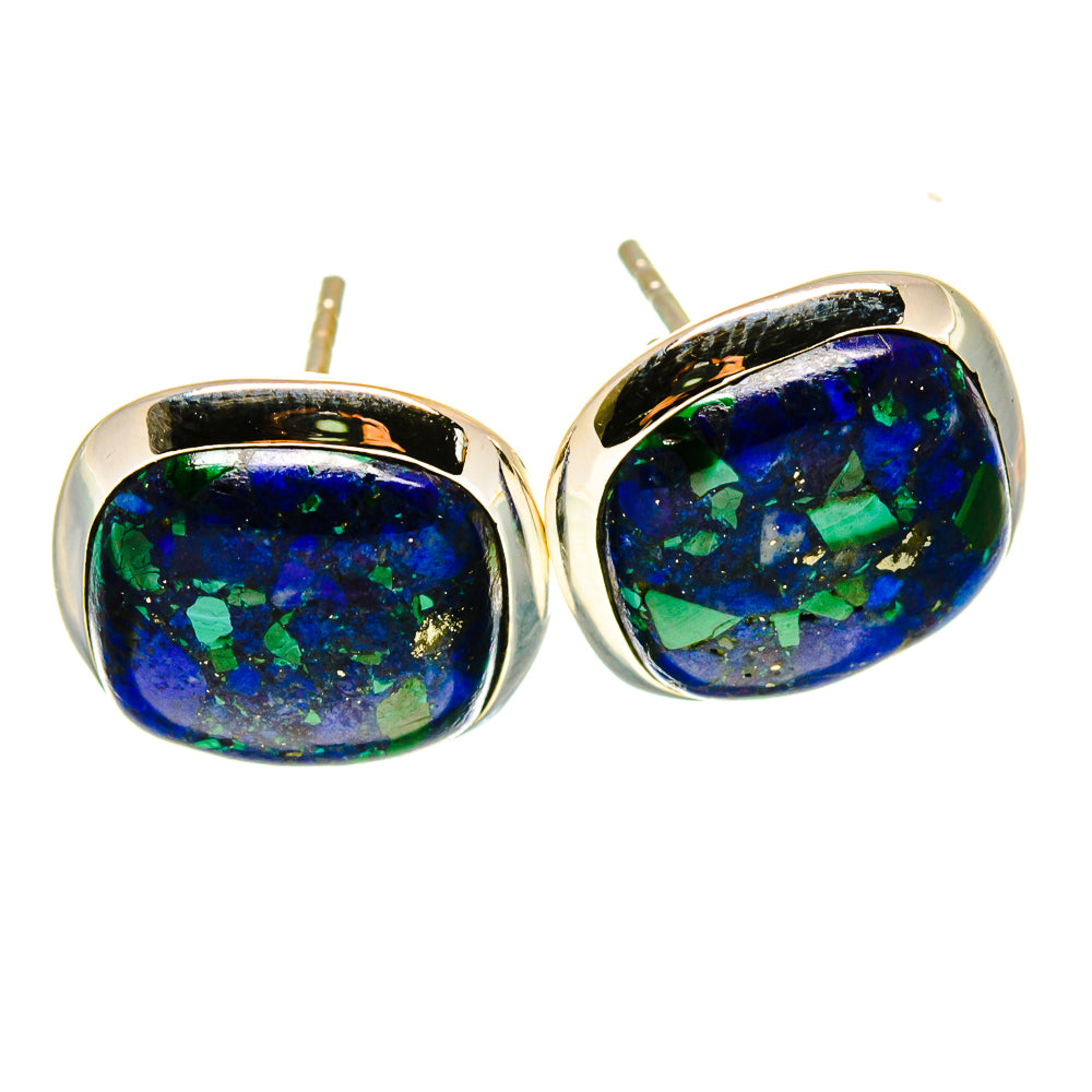 Azurite Earrings handcrafted by Ana Silver Co - EARR416424