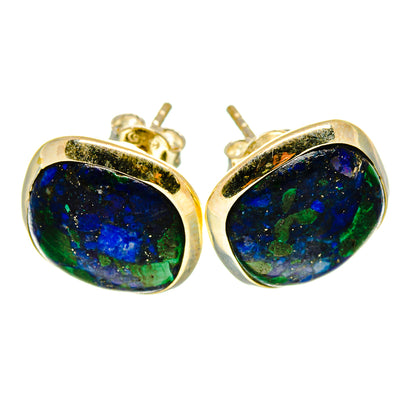 Azurite Earrings handcrafted by Ana Silver Co - EARR416426