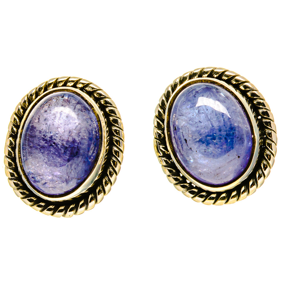 Tanzanite Earrings handcrafted by Ana Silver Co - EARR416440