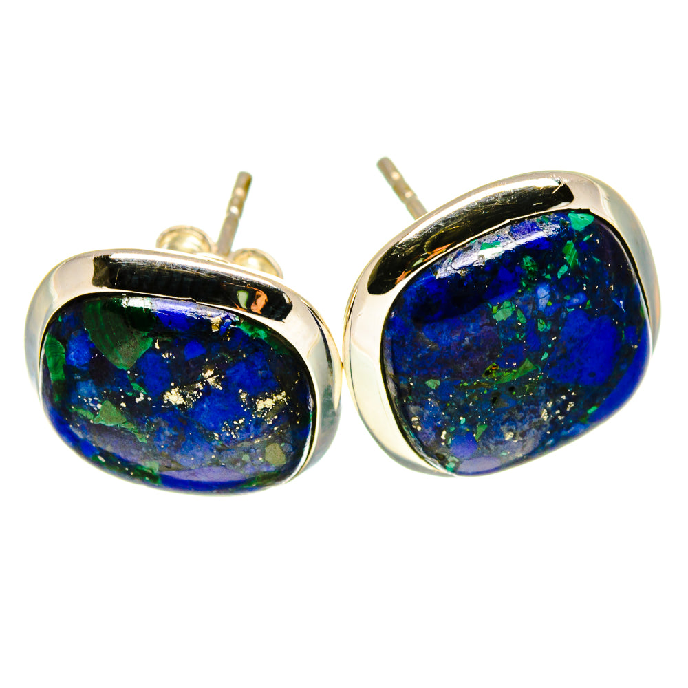 Azurite Earrings handcrafted by Ana Silver Co - EARR416444