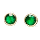 Green Onyx Earrings handcrafted by Ana Silver Co - EARR416451