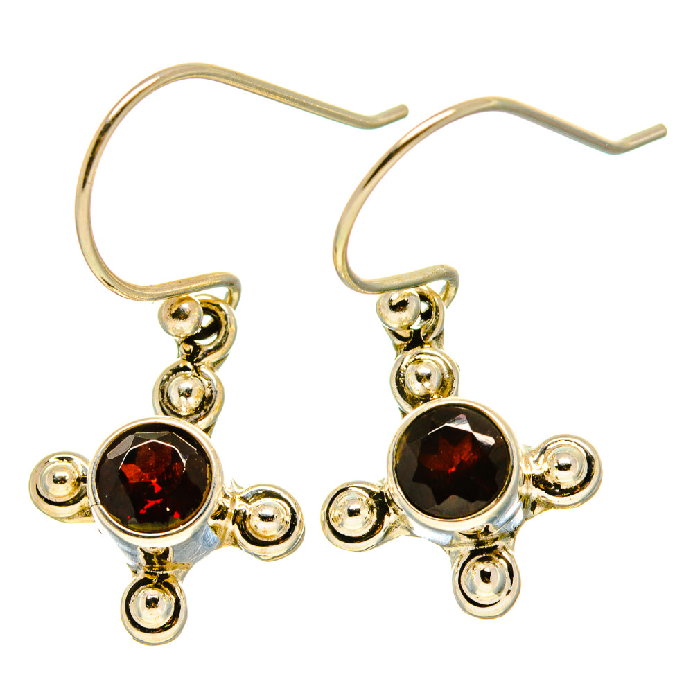 Garnet Earrings handcrafted by Ana Silver Co - EARR416458