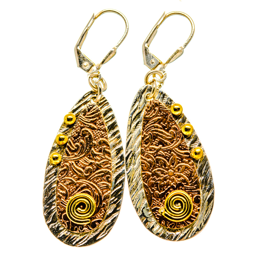 Copper Earrings handcrafted by Ana Silver Co - EARR416462