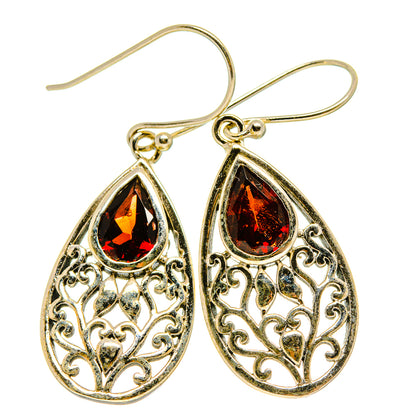 Garnet Earrings handcrafted by Ana Silver Co - EARR416471