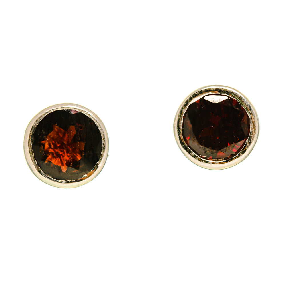 Garnet Earrings handcrafted by Ana Silver Co - EARR416475