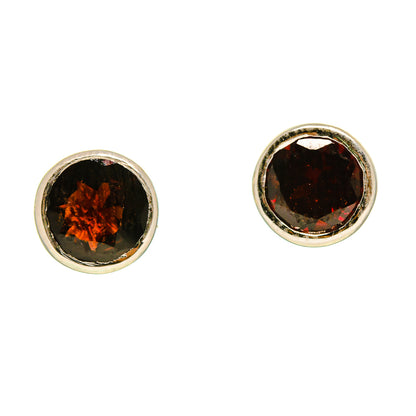 Garnet Earrings handcrafted by Ana Silver Co - EARR416475