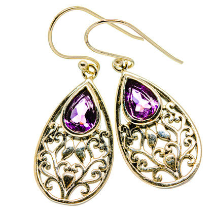 Amethyst Earrings handcrafted by Ana Silver Co - EARR416479
