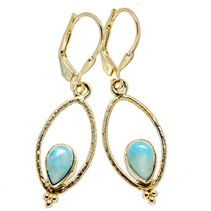 Larimar Earrings handcrafted by Ana Silver Co - EARR416482