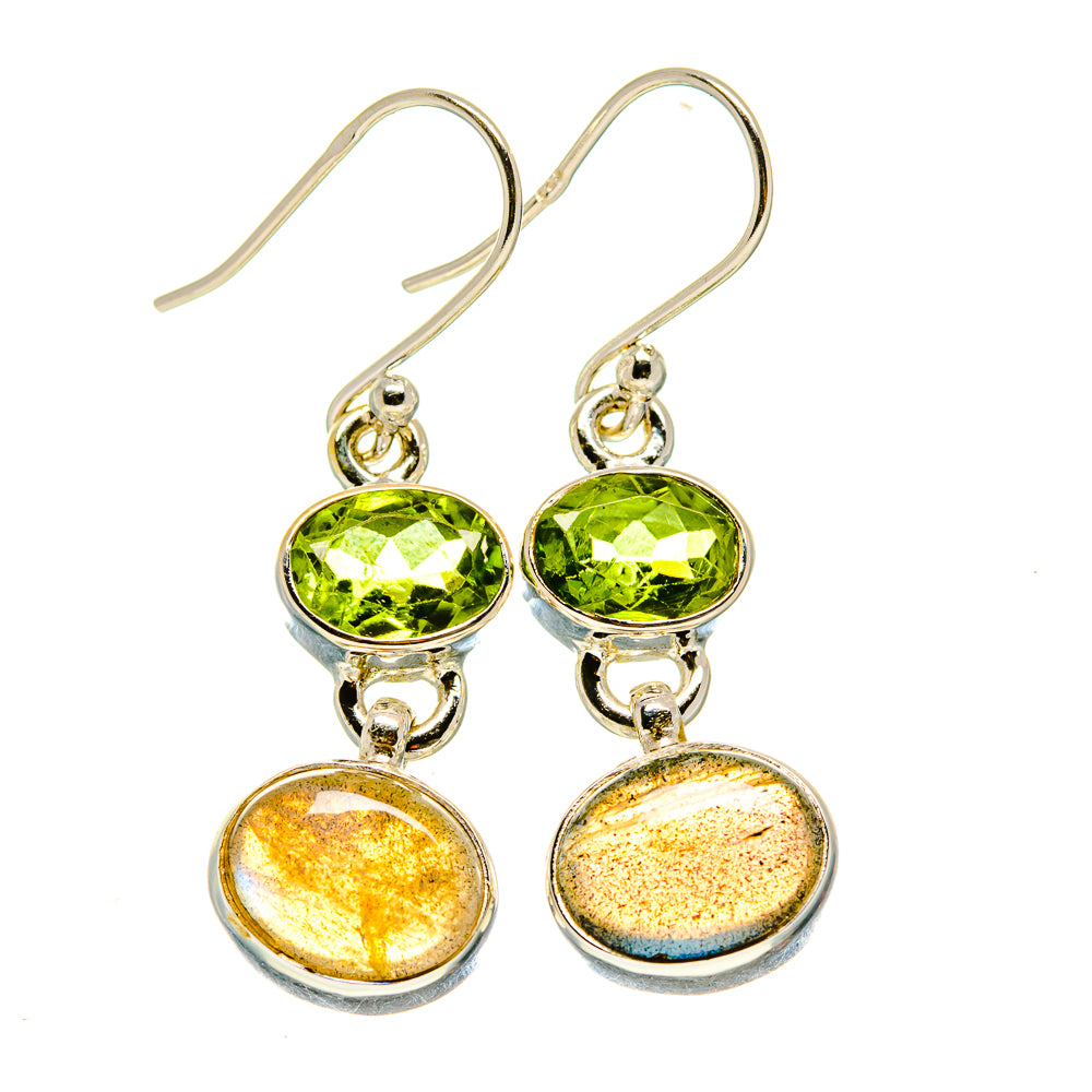 Labradorite Earrings handcrafted by Ana Silver Co - EARR416522