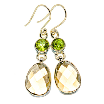Smoky Quartz Earrings handcrafted by Ana Silver Co - EARR416526
