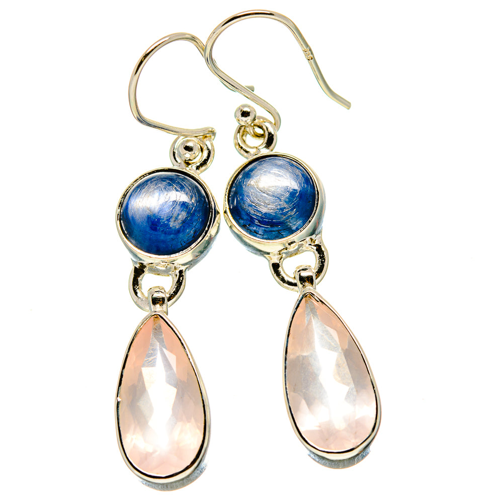 Rose Quartz Earrings handcrafted by Ana Silver Co - EARR416532