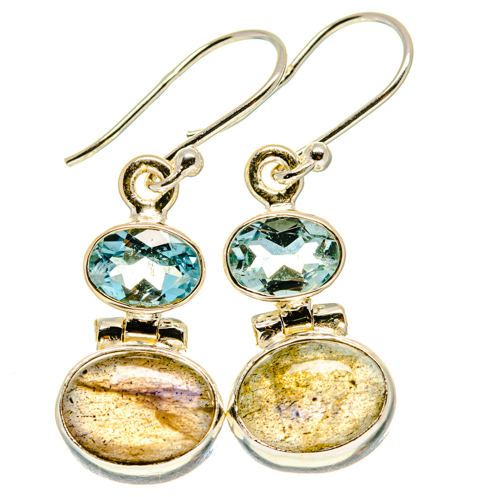 Labradorite Earrings handcrafted by Ana Silver Co - EARR416533