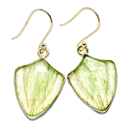 Green Aventurine Earrings handcrafted by Ana Silver Co - EARR416536