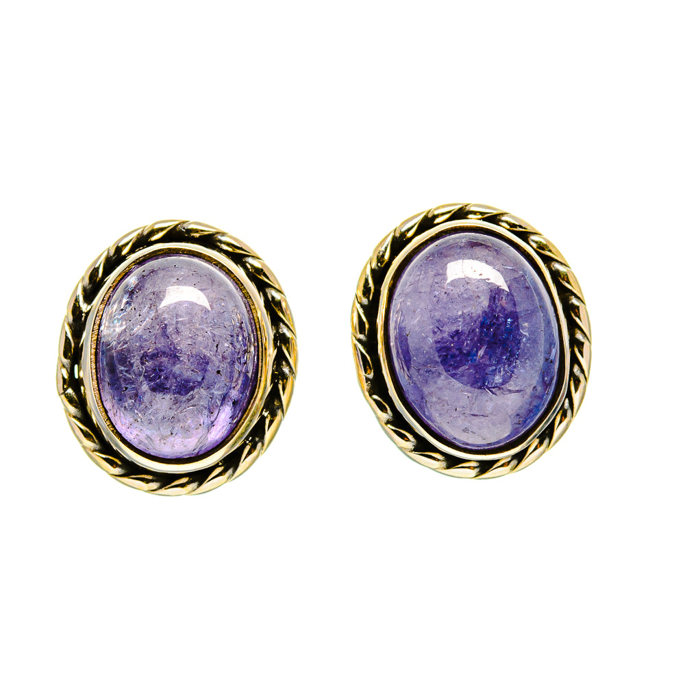 Tanzanite Earrings handcrafted by Ana Silver Co - EARR416537