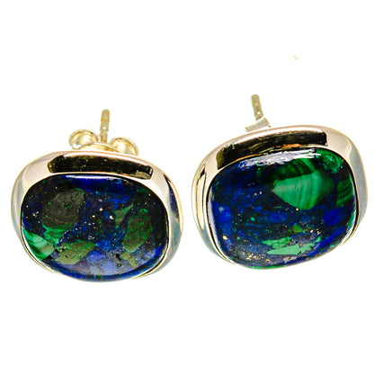 Azurite Earrings handcrafted by Ana Silver Co - EARR416540