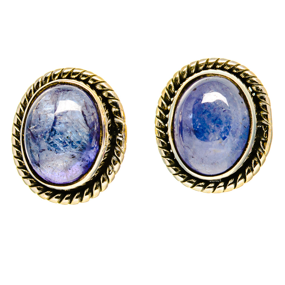 Tanzanite Earrings handcrafted by Ana Silver Co - EARR416544
