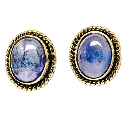 Tanzanite Earrings handcrafted by Ana Silver Co - EARR416544