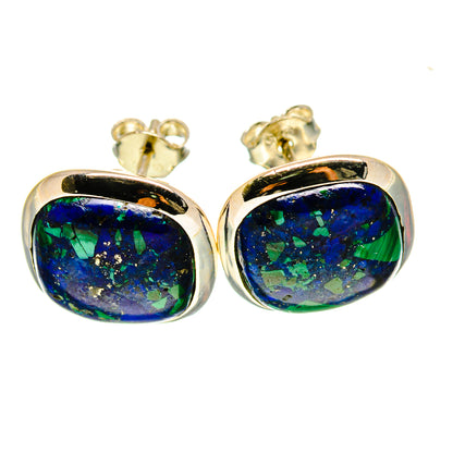 Azurite Earrings handcrafted by Ana Silver Co - EARR416546