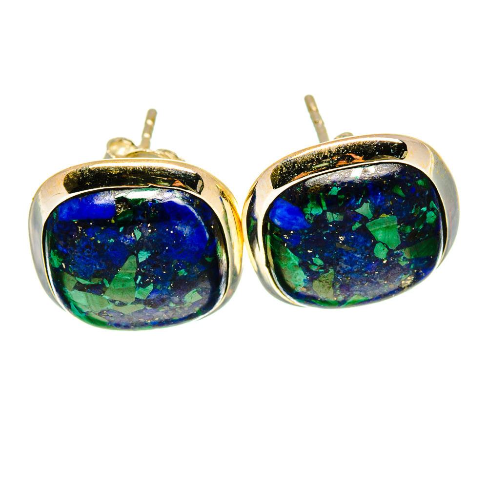 Azurite Earrings handcrafted by Ana Silver Co - EARR416549