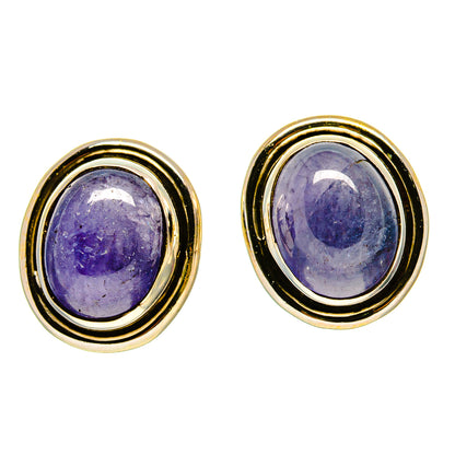 Tanzanite Earrings handcrafted by Ana Silver Co - EARR416553