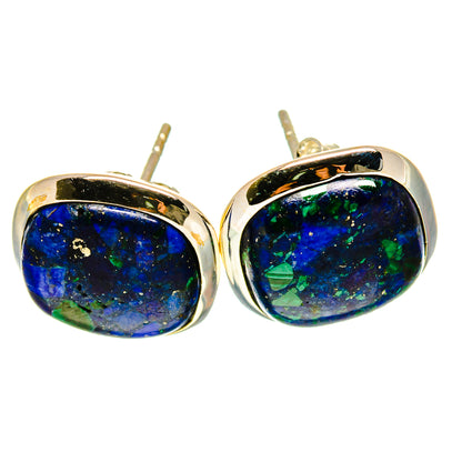 Azurite Earrings handcrafted by Ana Silver Co - EARR416554