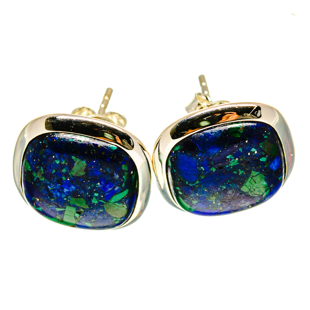Azurite Earrings handcrafted by Ana Silver Co - EARR416559