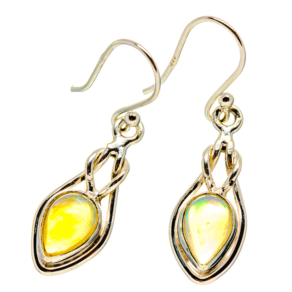 Ethiopian Opal Earrings handcrafted by Ana Silver Co - EARR416562