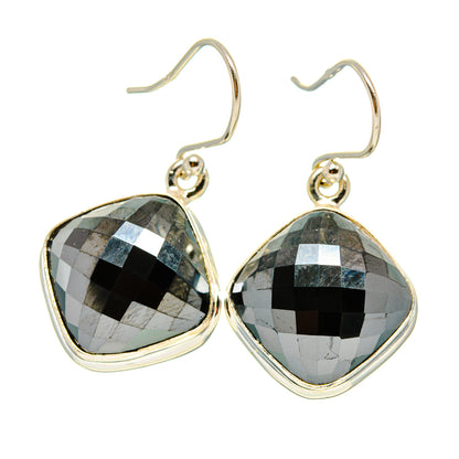 Hematite Earrings handcrafted by Ana Silver Co - EARR416564