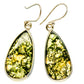 Green Moss Agate Earrings handcrafted by Ana Silver Co - EARR416579