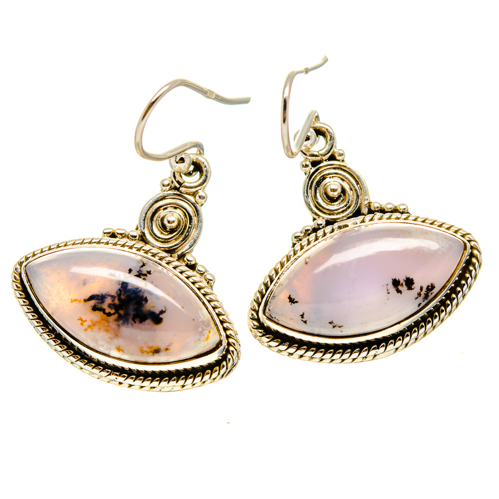 Dendritic Opal Earrings handcrafted by Ana Silver Co - EARR416580
