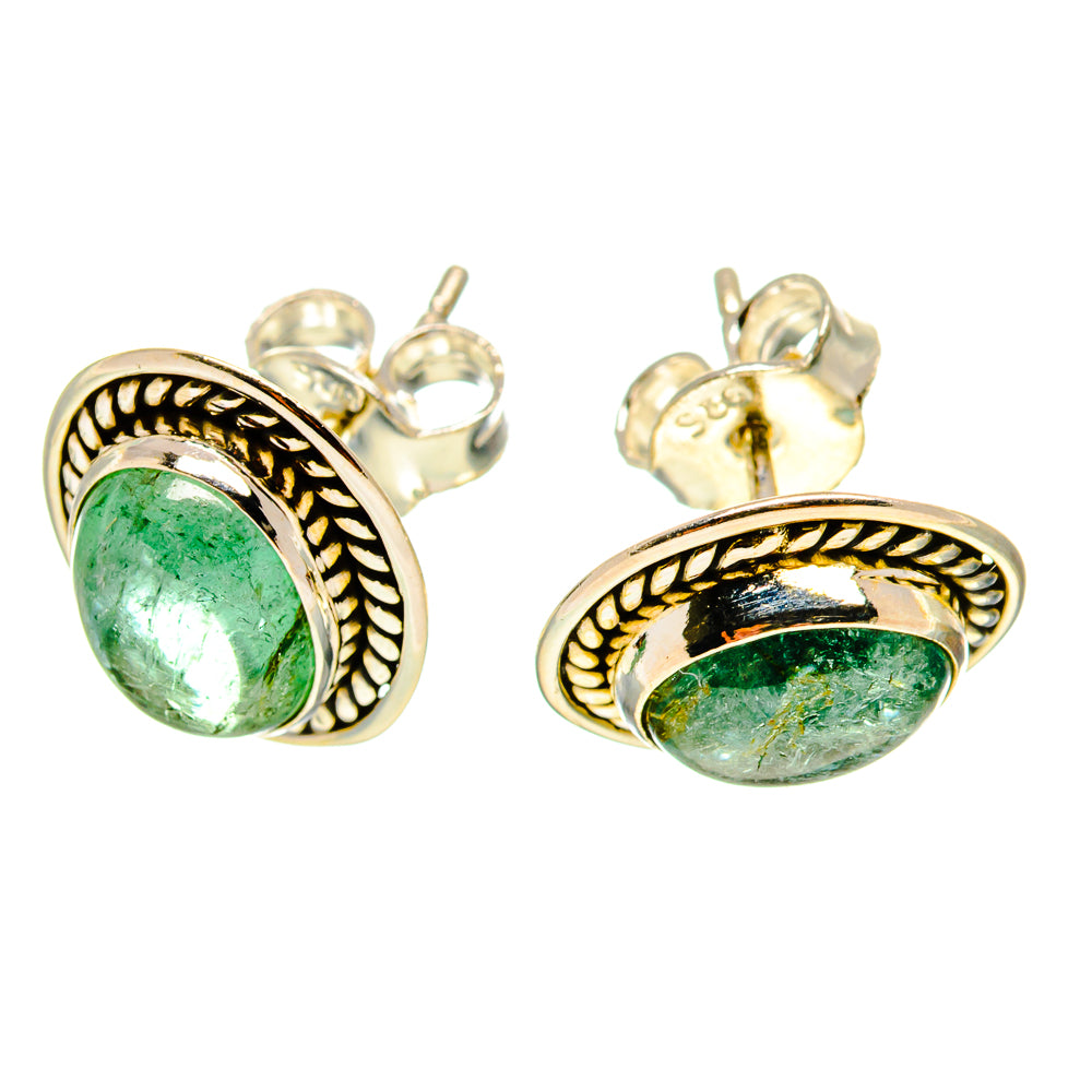 Green Tourmaline Earrings handcrafted by Ana Silver Co - EARR416592
