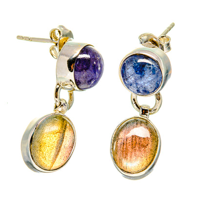 Labradorite Earrings handcrafted by Ana Silver Co - EARR416593