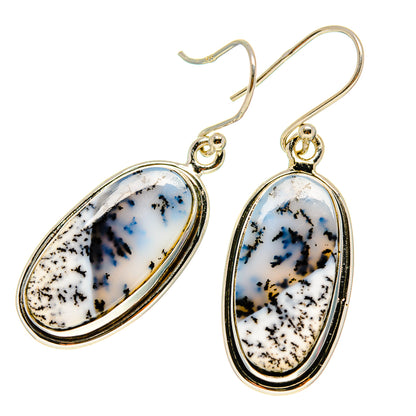 Dendritic Opal Earrings handcrafted by Ana Silver Co - EARR416597