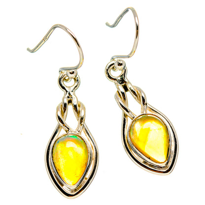 Ethiopian Opal Earrings handcrafted by Ana Silver Co - EARR416606