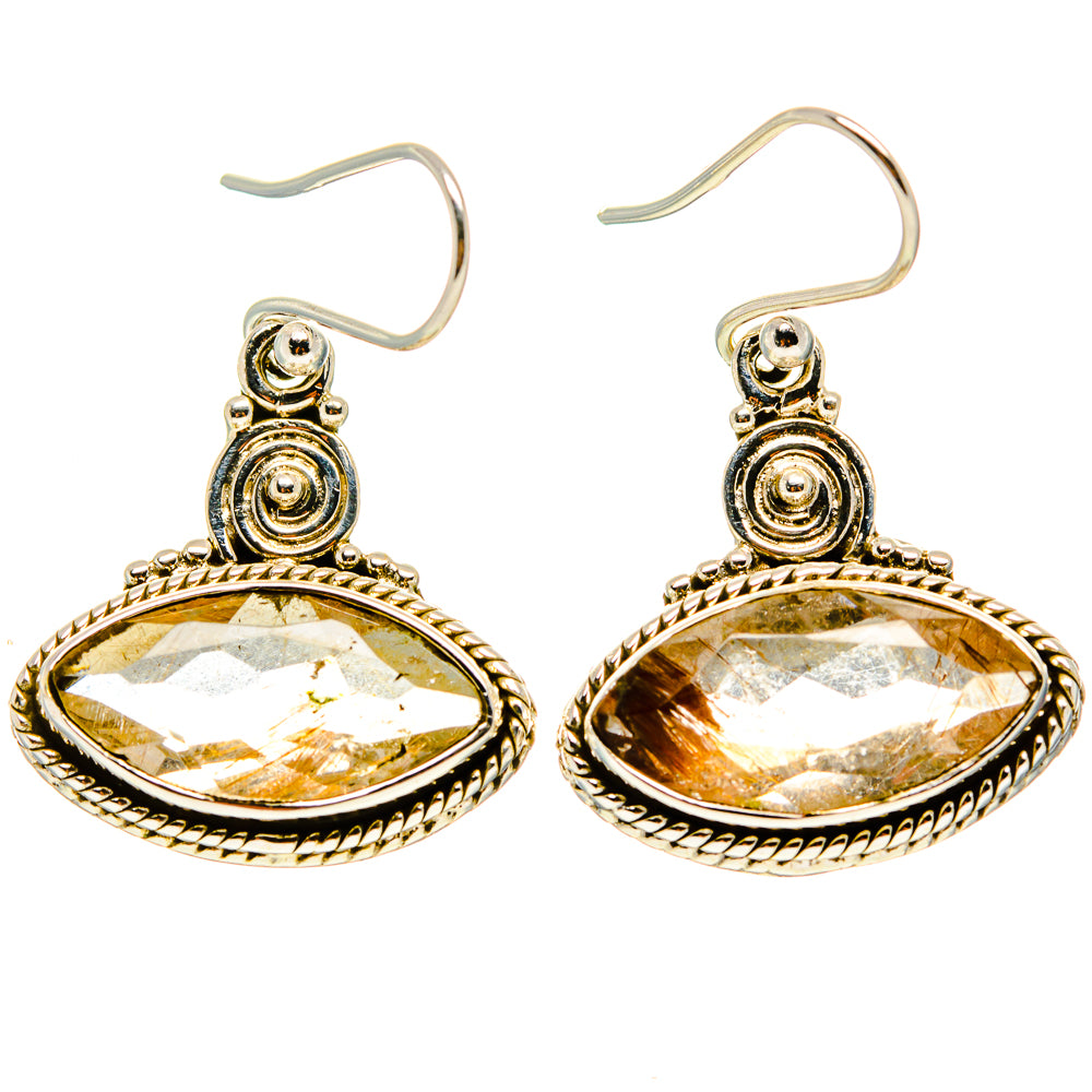 Citrine Earrings handcrafted by Ana Silver Co - EARR416609