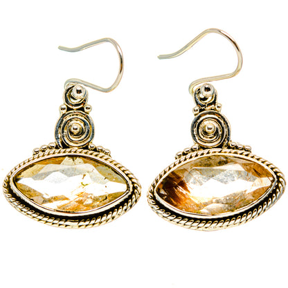 Citrine Earrings handcrafted by Ana Silver Co - EARR416609